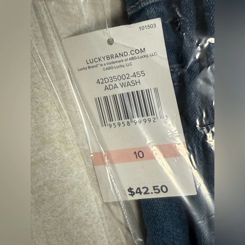 Lucky Brand Zoe Skinny Girls' Ada Wash Jeans Size 10 NWT - Picture 11 of 11